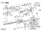 Bosch 0 601 198 742 GSB 20-2 RE Percussion Drill 230 V / GB Spare Parts GSB20-2RE